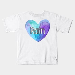 Drippin' Delight: My Groovy Love Affair with Rain Kids T-Shirt